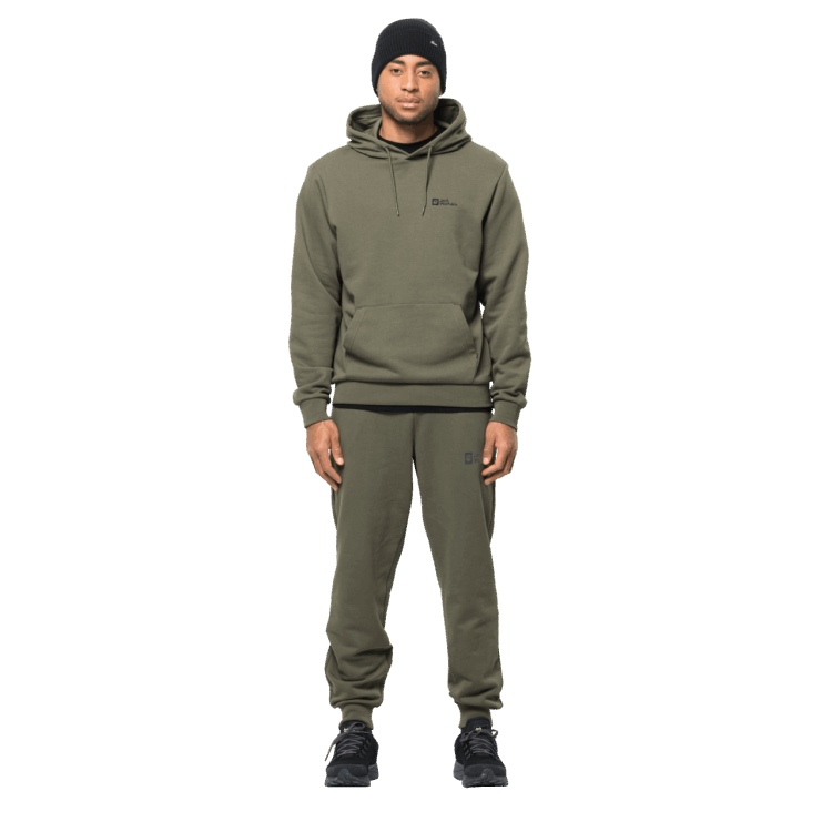 Black New Brand Jack Wolfskin Essential Beanie