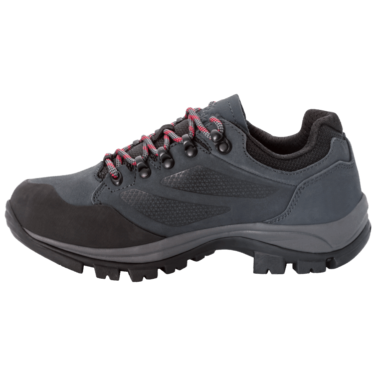 Origin Women's Rebellion Texapore Low Brand Jack Wolfskin Grey-Red