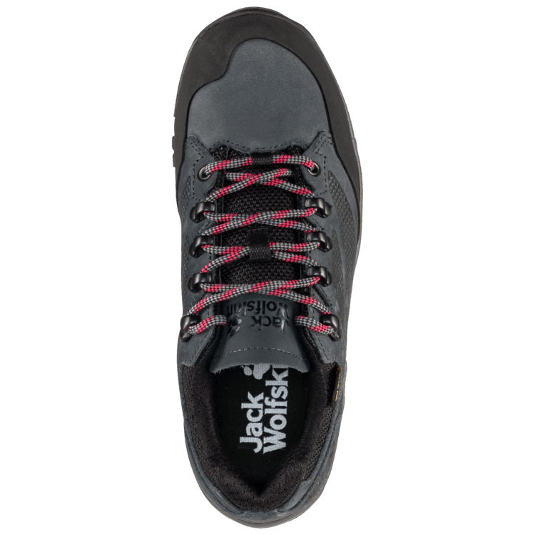 Origin Women's Rebellion Texapore Low Brand Jack Wolfskin Grey-Red
