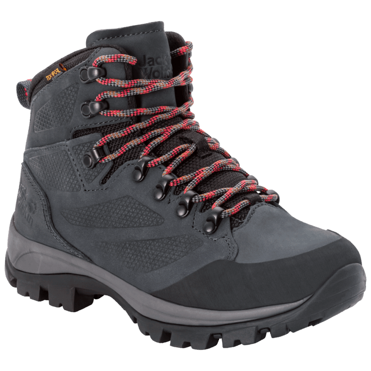 Brand Brand Jack Wolfskin Grey-Red Women's Rebellion Texapore Mid