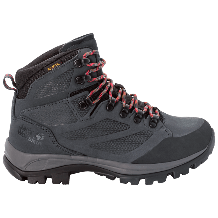 Brand Brand Jack Wolfskin Grey-Red Women's Rebellion Texapore Mid