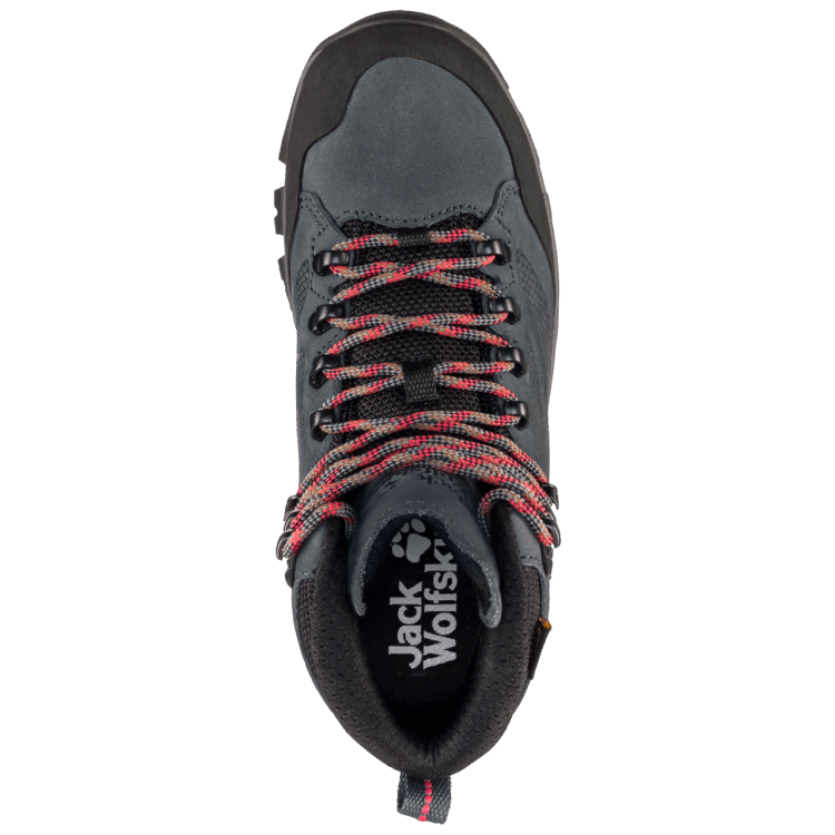 Brand Brand Jack Wolfskin Grey-Red Women's Rebellion Texapore Mid