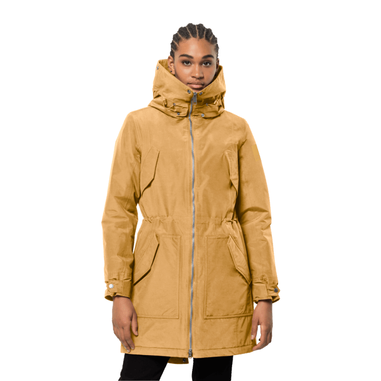 Rocky Point Parka Collections Brand Jack Wolfskin Amber Gold