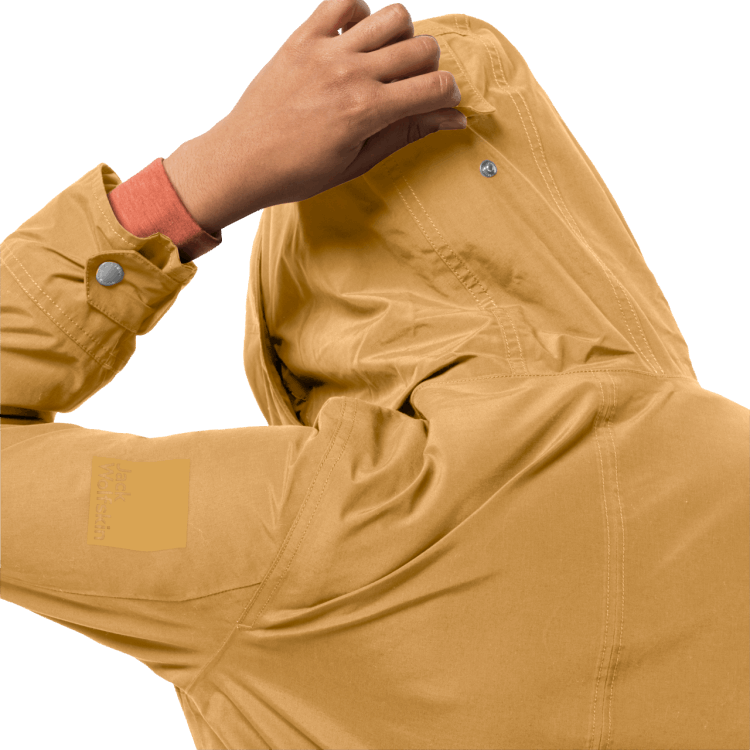 Rocky Point Parka Collections Brand Jack Wolfskin Amber Gold
