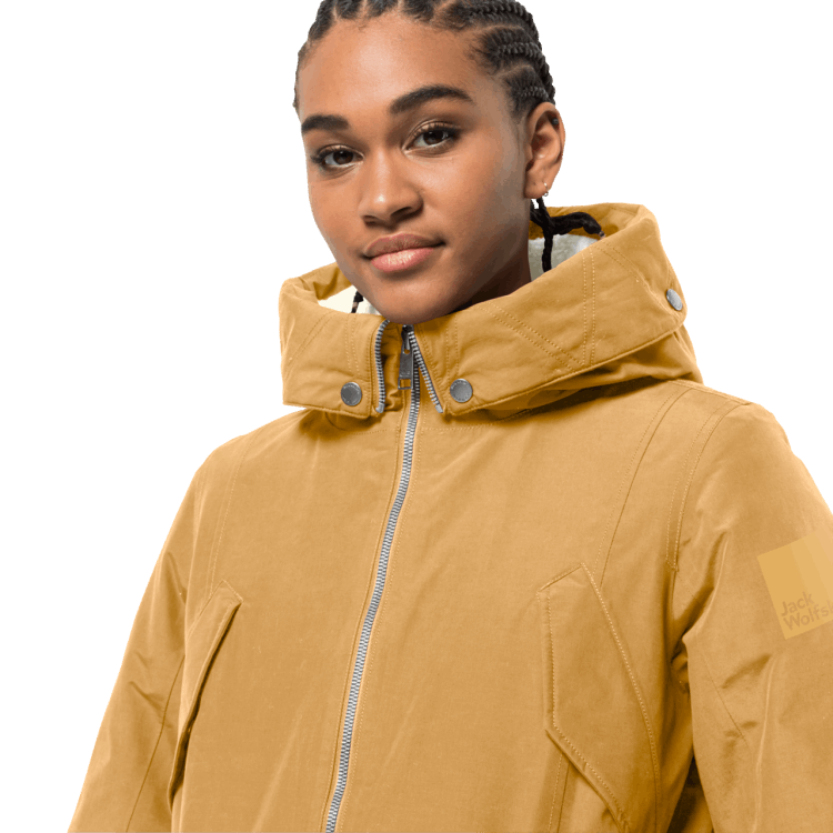 Rocky Point Parka Collections Brand Jack Wolfskin Amber Gold