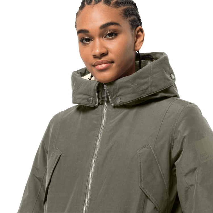 Rocky Point Parka Origin Dusty Olive Brand Jack Wolfskin
