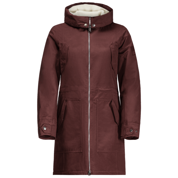 Brand Jack Wolfskin Cordovan Red Origins Rocky Point Parka