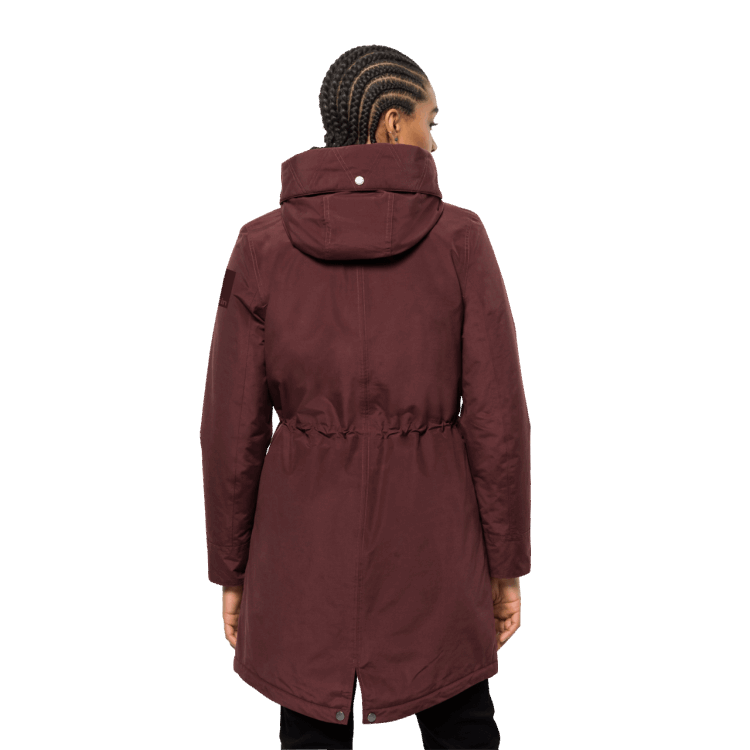 Brand Jack Wolfskin Cordovan Red Origins Rocky Point Parka