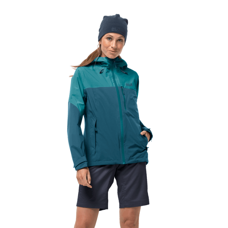 Brand Jack Wolfskin Original Blue Coral Women's Go Hike Jacket