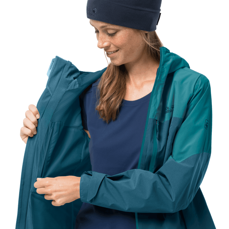 Brand Jack Wolfskin Original Blue Coral Women's Go Hike Jacket