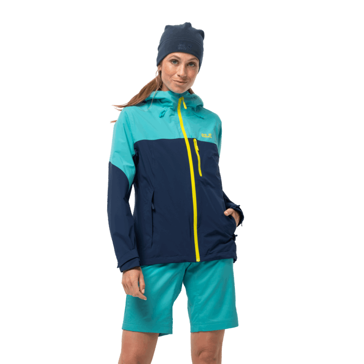 Brand Jack Wolfskin Women's Go Hike Jacket Best Dark Indigo