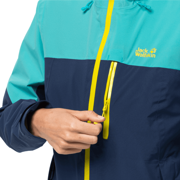 Brand Jack Wolfskin Women's Go Hike Jacket Best Dark Indigo