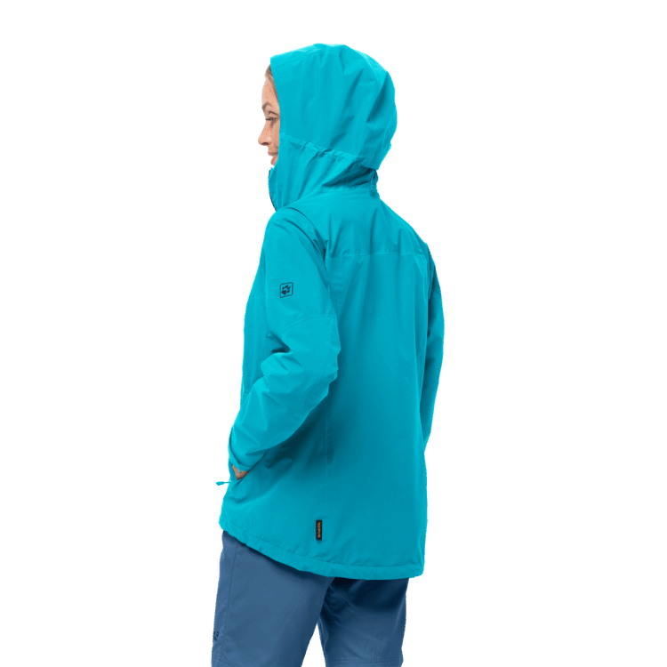 Dark Aqua Brand Jack Wolfskin Women's Go Hike Jacket Fashion