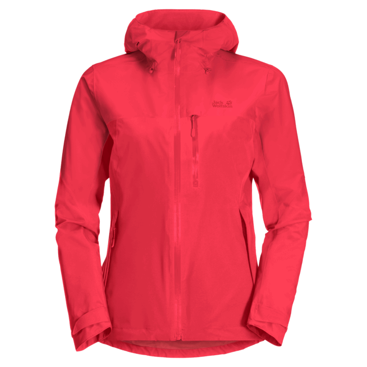Tulip Red Collection Brand Jack Wolfskin Women's Go Hike Jacket