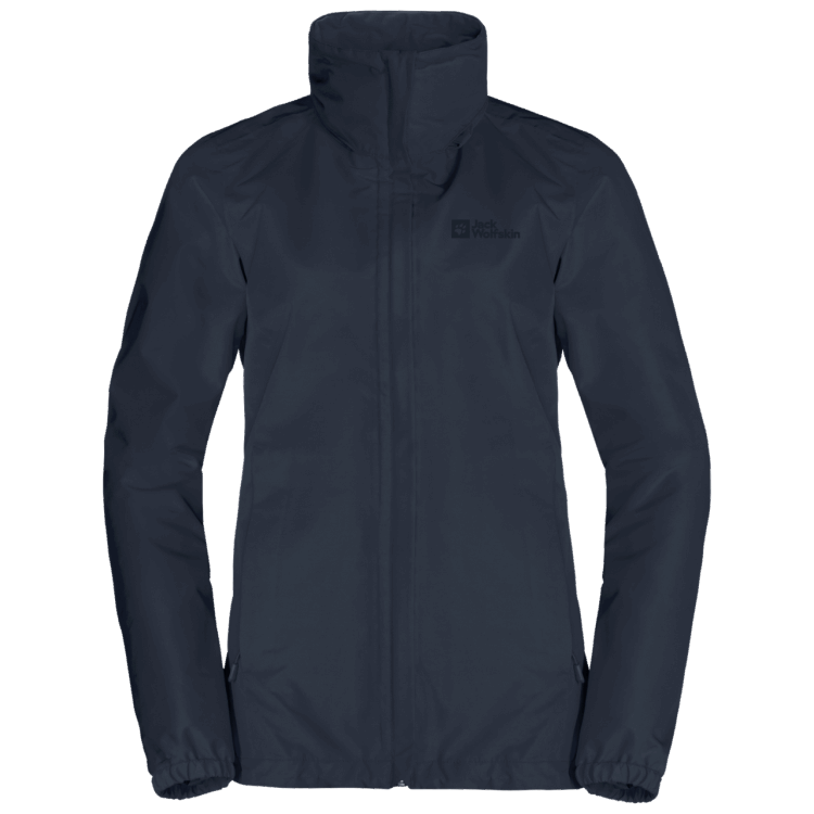 Night Blue Women's Stormy Point 2L Jacket Origins Brand Jack Wolfskin