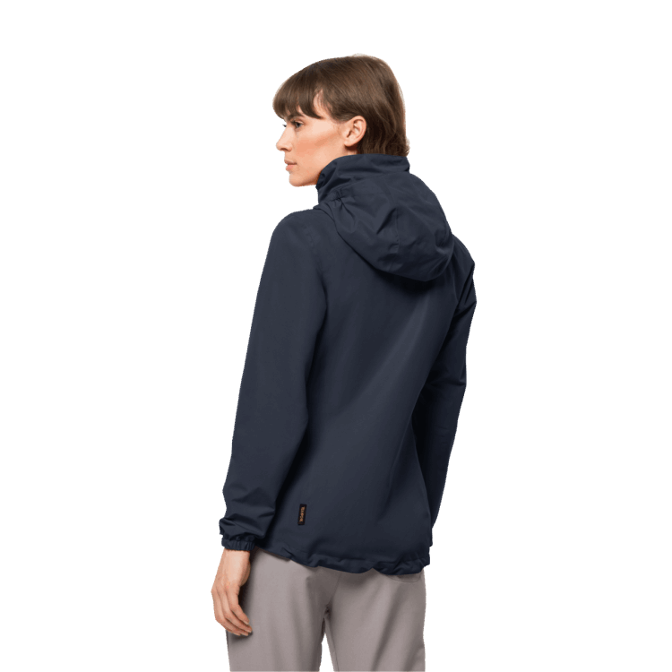 Night Blue Women's Stormy Point 2L Jacket Origins Brand Jack Wolfskin
