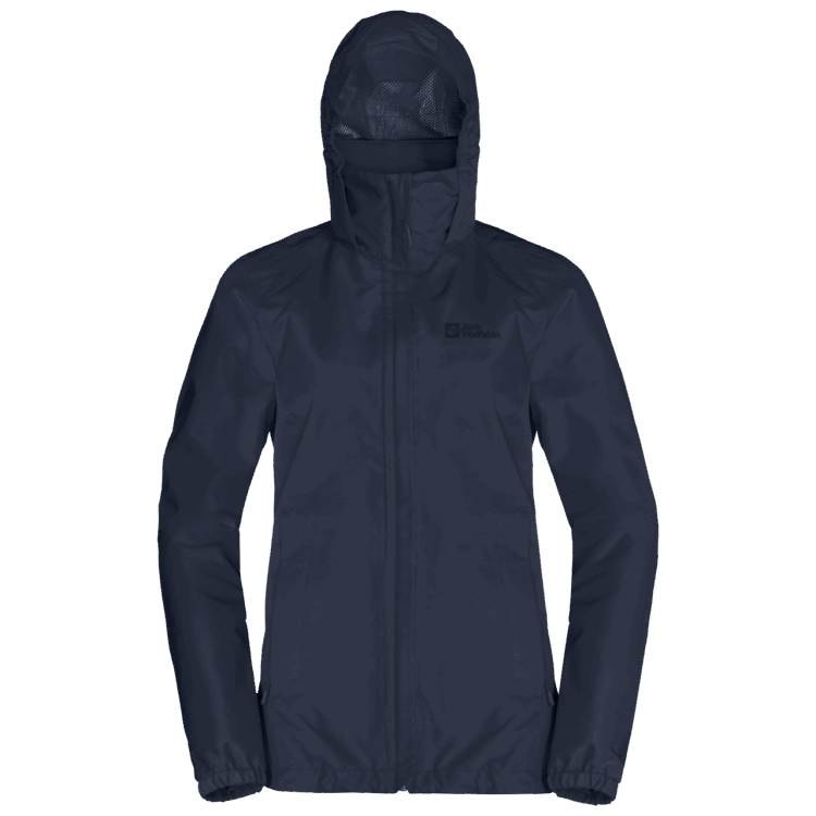 Night Blue Women's Stormy Point 2L Jacket Origins Brand Jack Wolfskin