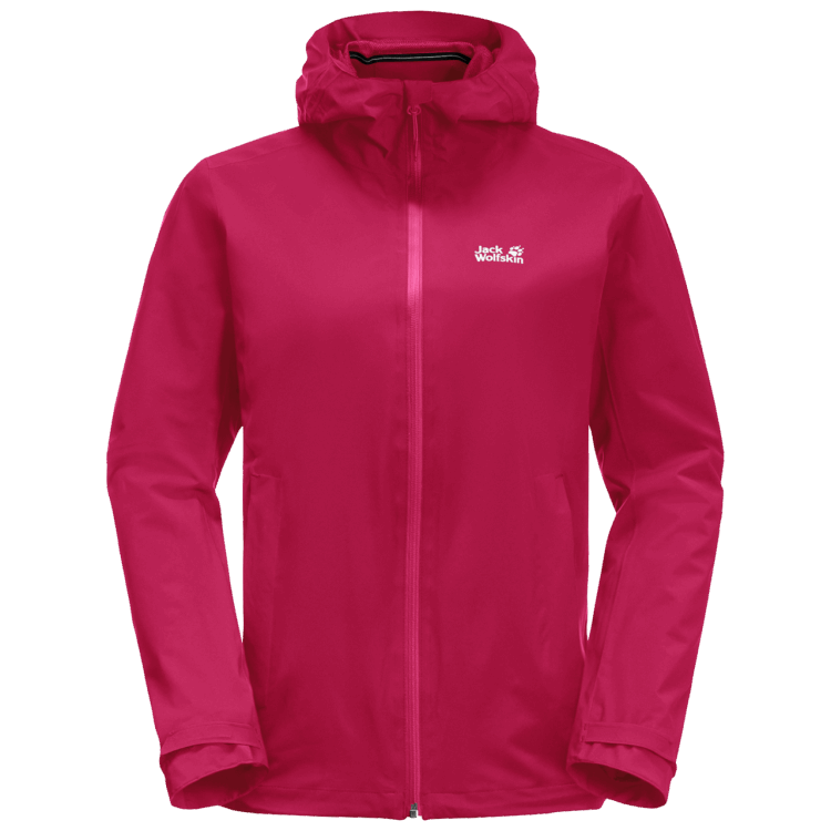 Original Brand Jack Wolfskin Cranberry Women's Pack & Go Shell