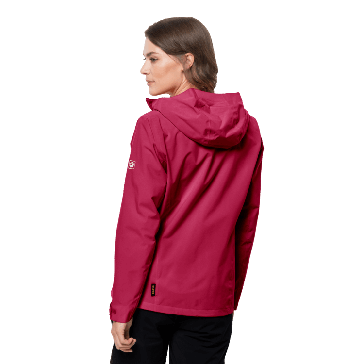 Original Brand Jack Wolfskin Cranberry Women's Pack & Go Shell
