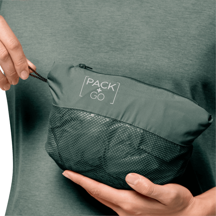 Hot Brand Jack Wolfskin PACK & GO SHELL W Hedge Green