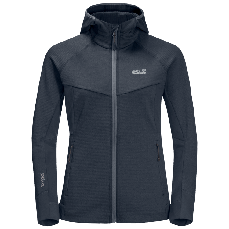 Women's Hydro Grid Fleece Brand Jack Wolfskin Collection Graphite