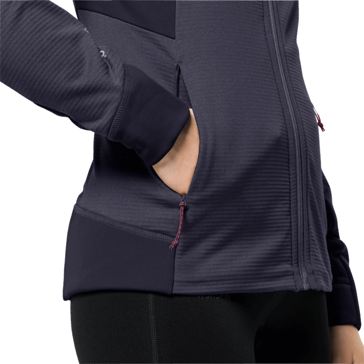 Women's Hydro Grid Fleece Brand Jack Wolfskin Collection Graphite