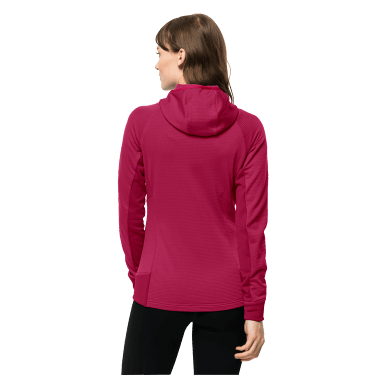 Women's Hydro Grid Fleece Cranberry Brand Jack Wolfskin Collections