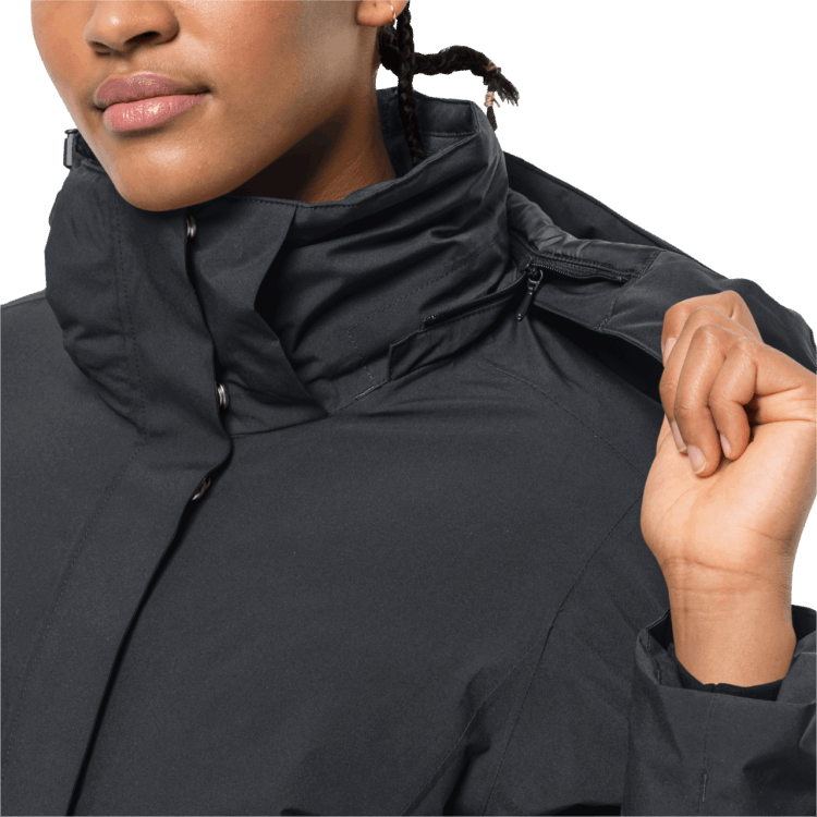 Brand Jack Wolfskin Women's Cold Bay Coat Fashion Phantom