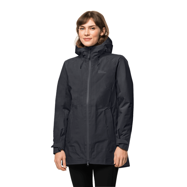 Black Brand Jack Wolfskin Women's Herzberg 3In1 Jacket Collections