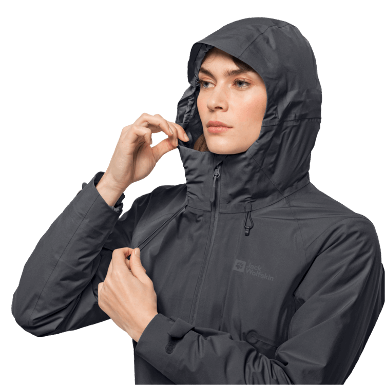 Black Brand Jack Wolfskin Women's Herzberg 3In1 Jacket Collections