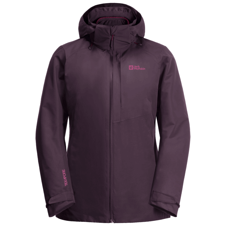 Grapevine Origins Women's Bergland 3In1 Jacket Brand Jack Wolfskin