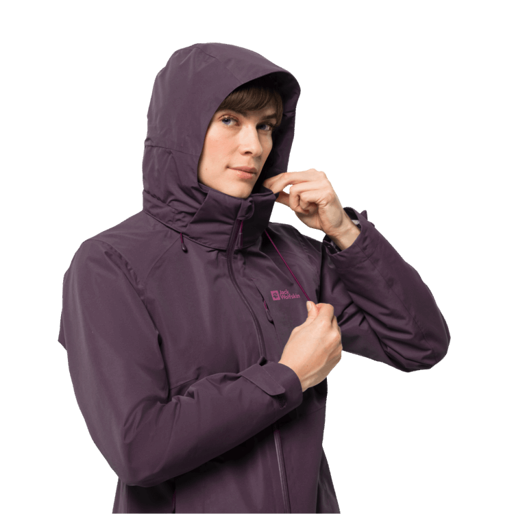 Grapevine Origins Women's Bergland 3In1 Jacket Brand Jack Wolfskin