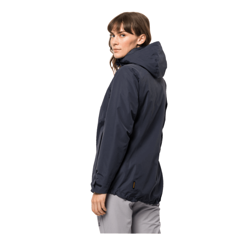 Graphite Women's Bergland 3In1 Jacket Brand Jack Wolfskin