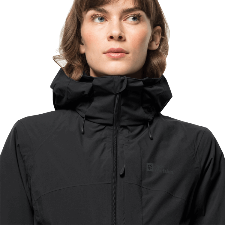 Black Women's Feldberg 3In1 Jacket Brands Brand Jack Wolfskin