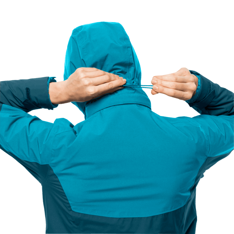 Original Women's Feldberg 3In1 Jacket Brand Jack Wolfskin Blue Coral