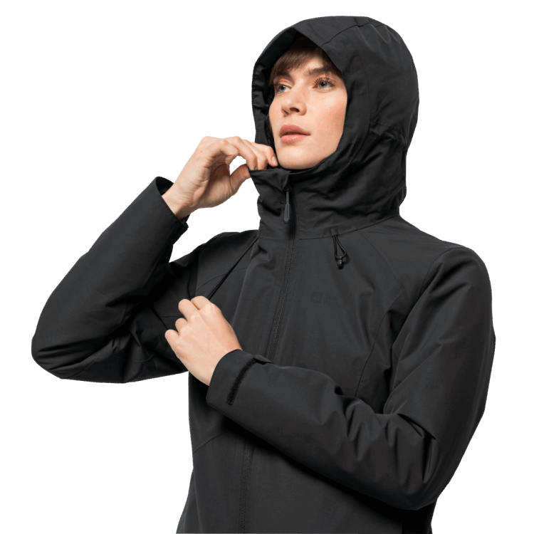 New Brand Jack Wolfskin Women's Heidelstein Insulated Jacket Black