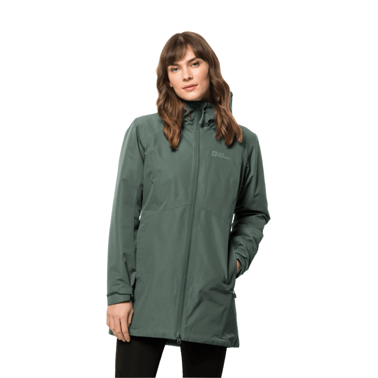 Fashion Hedge Green Brand Jack Wolfskin Women's Heidelstein Insulated Jacket