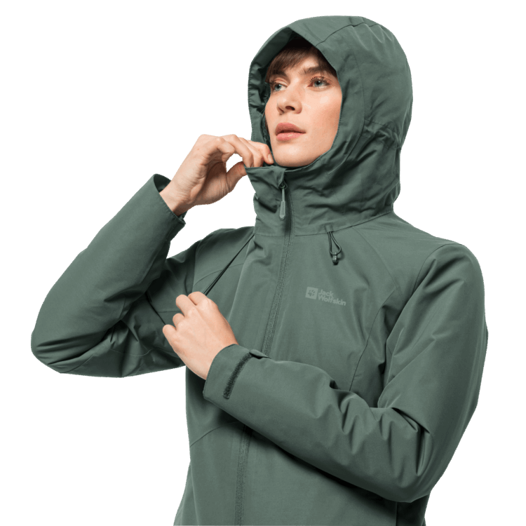 Fashion Hedge Green Brand Jack Wolfskin Women's Heidelstein Insulated Jacket