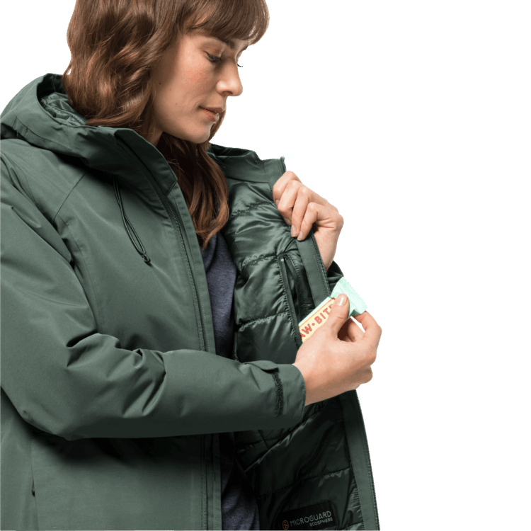 Fashion Hedge Green Brand Jack Wolfskin Women's Heidelstein Insulated Jacket