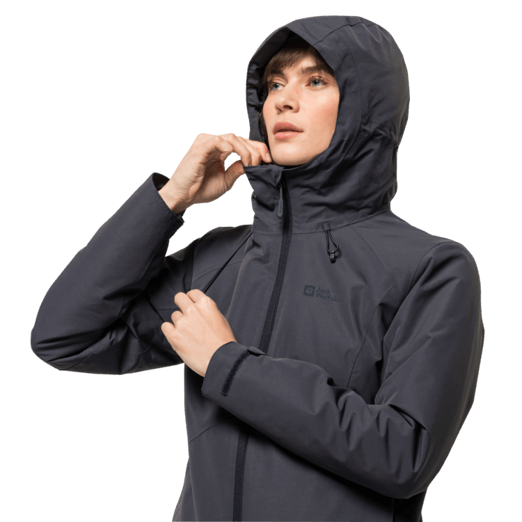 Women's Heidelstein Insulated Jacket Brand Jack Wolfskin Graphite Collections