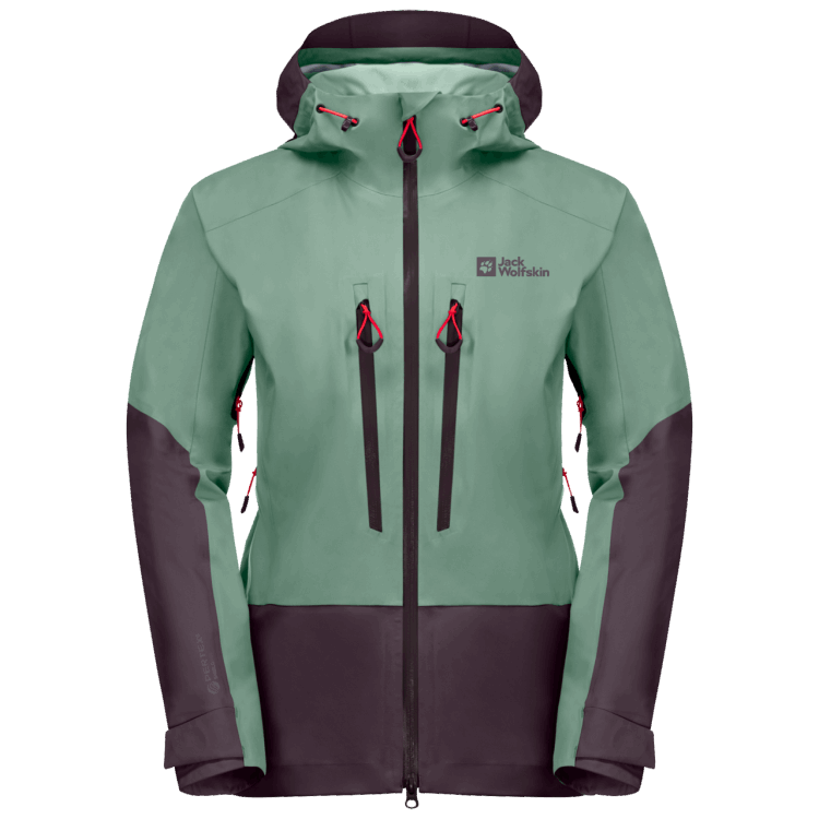Brand Jack Wolfskin Granite Green Hot Women's Alpspitze 3L Jacket