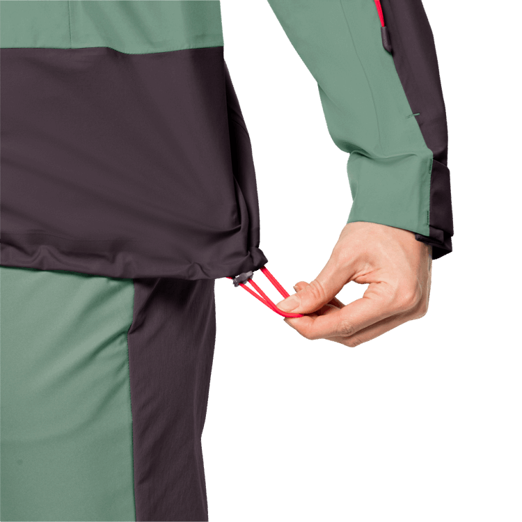 Brand Jack Wolfskin Granite Green Hot Women's Alpspitze 3L Jacket