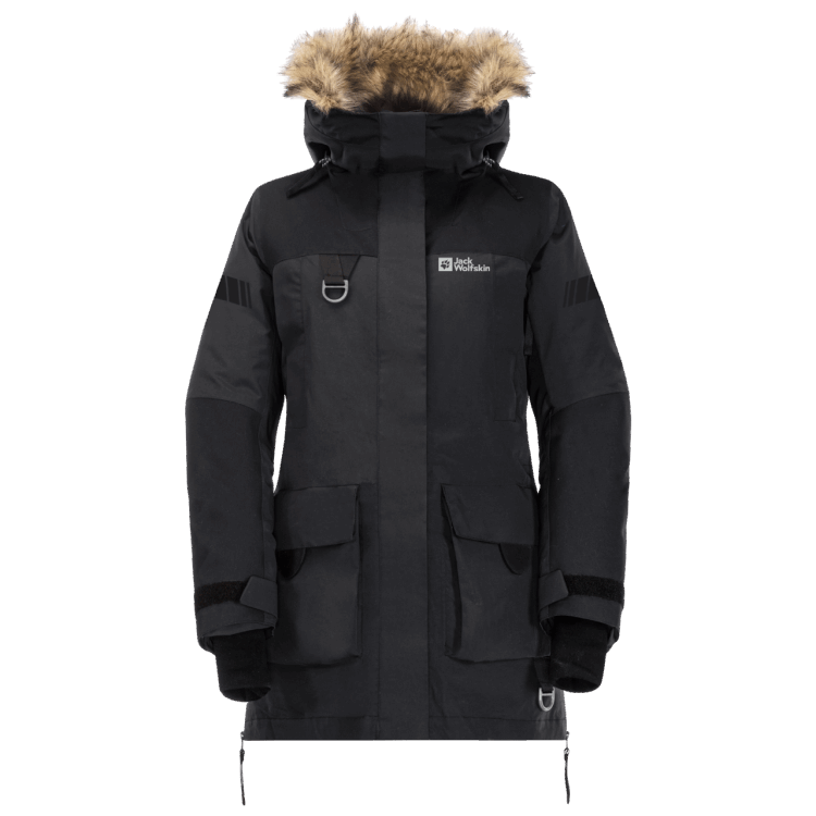 Brand Jack Wolfskin New Women's 1995 Series Parka Black