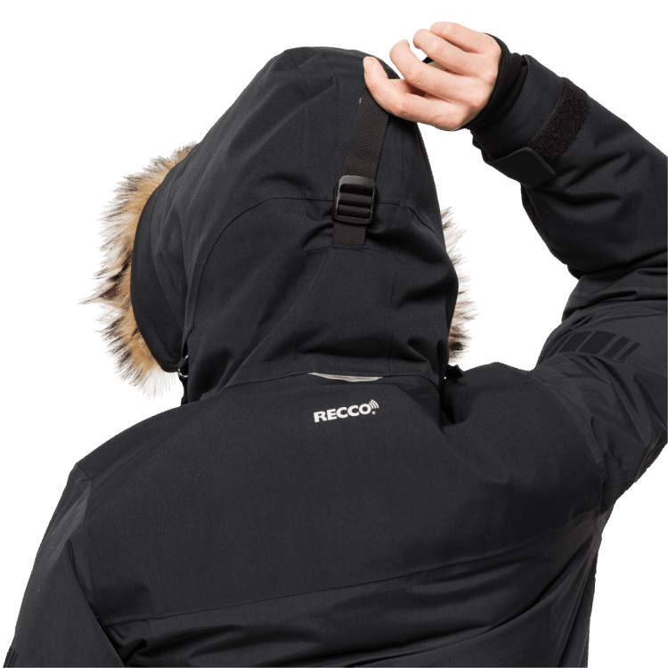 Brand Jack Wolfskin New Women's 1995 Series Parka Black