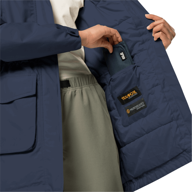 Brand Jack Wolfskin Fashion Night Blue Women's Winterfrost Insulated Parka