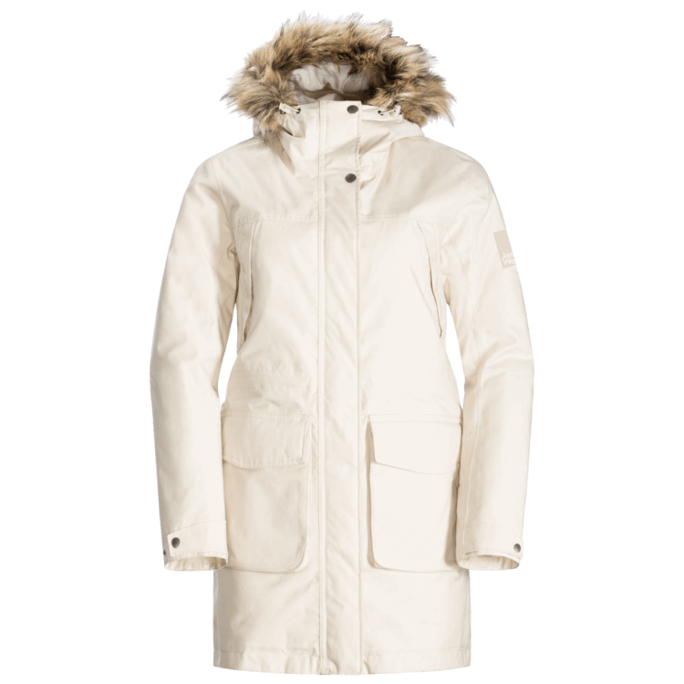 Brand Jack Wolfskin Women's Winterfrost Insulated Parka Winter Pearl Collection