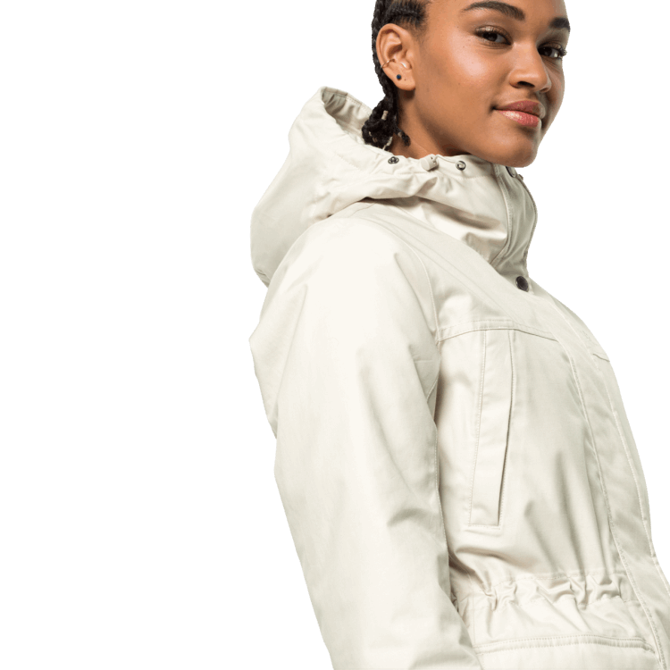 Brand Jack Wolfskin Women's Winterfrost Insulated Parka Winter Pearl Collection