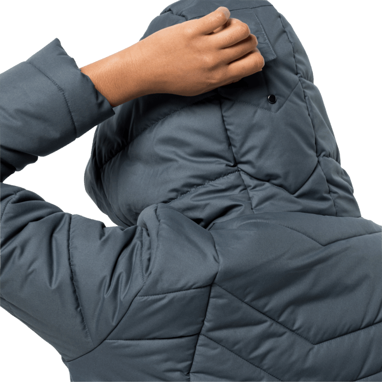 Slate Blue Brand Jack Wolfskin Women's Kyoto Coat Origins