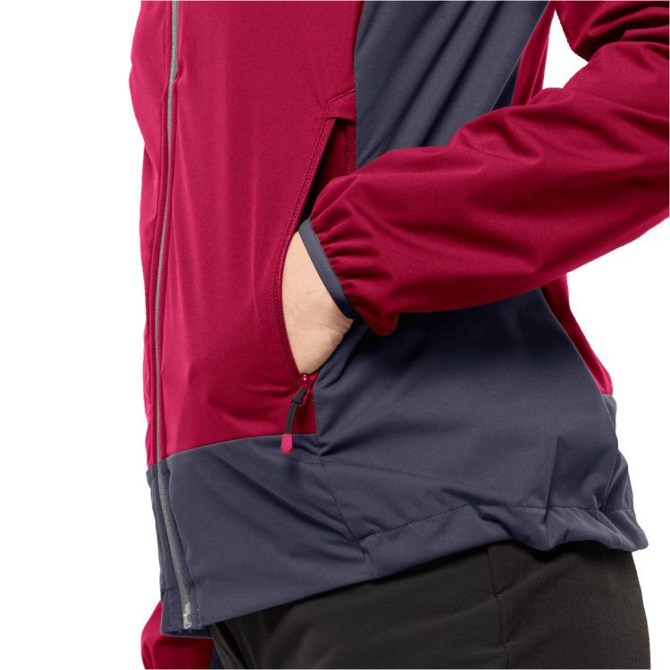 Cranberry Brand Brand Jack Wolfskin Women's Eagle Peak Ii Hoody