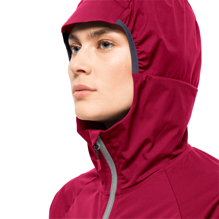 Cranberry Brand Brand Jack Wolfskin Women's Eagle Peak Ii Hoody